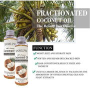 100ml Natural Organic Coconut Oil Body Face Oil Massage Relaxation Skin Coconut Essential Oil