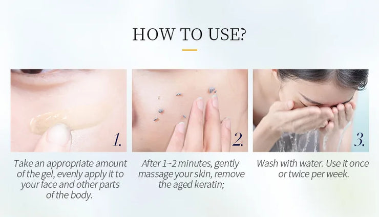 LAIKOU Sakura Moisturizing Facial Cleanser Peeling Gel Deep Cleansing Remove Dead Face Wash Skin Care