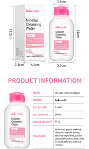 All in One Cleansing Water Deep Makeup Remove Sensitive Soothes Vegetarian Non-stimulating Cleaning Hydrate Cleansing Products