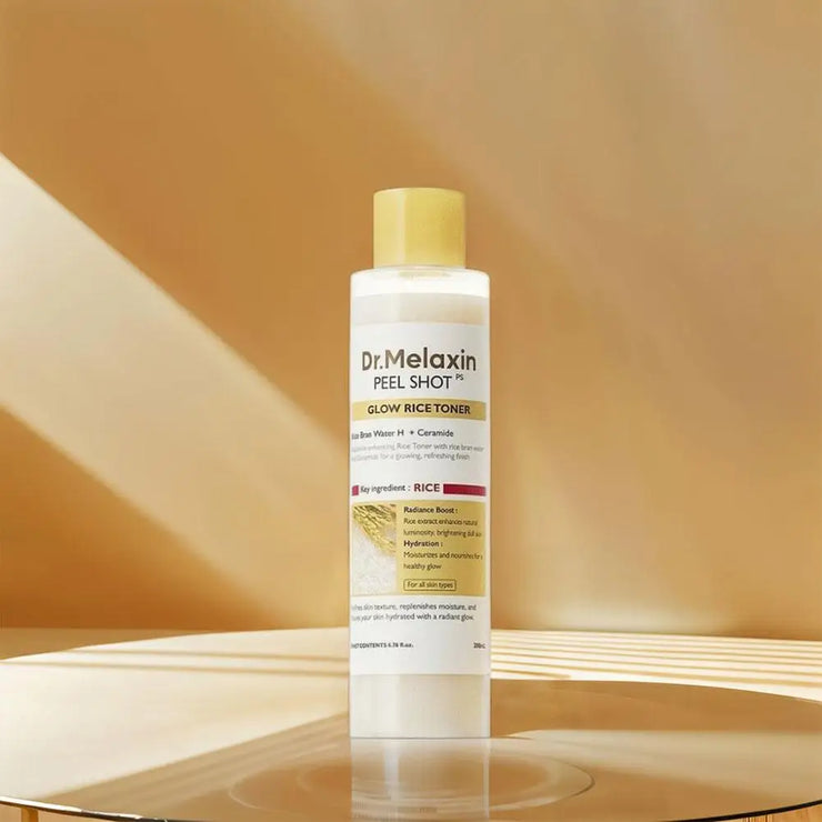 White Rice Toner Deep Moisturizing Soothing the Skin Cleanses Skin Nourishes Hydrates Relieve Dry White Rice Astringent Water