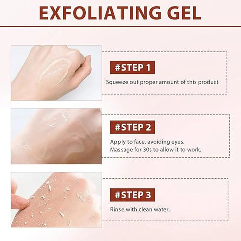Purifying Exfoliating Gel Gentle Exfoliating Facial Cleanser Facial Scrub For Body Face Moisturizing Nourishing Repair Skincare