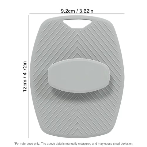 Exfoliating Silicone Brush Cleanser No Slip Handle Body Scrubber Cleans and Massages Skin Bathroom Accessories Bath Brush