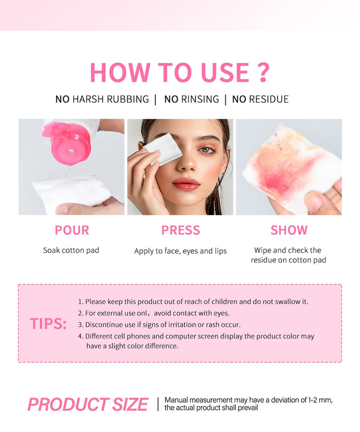 All in One Cleansing Water Deep Makeup Remove Sensitive Soothes Vegetarian Non-stimulating Cleaning Hydrate Cleansing Products