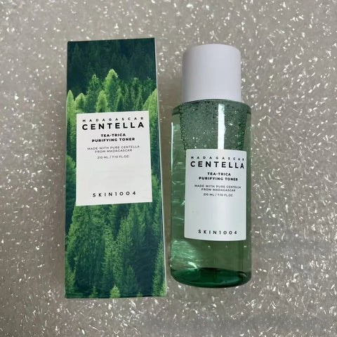 skin1004 Centella asiatica toner is gentle and acne-relieving, moisturizing, soothing and repairing barriers, wet compress 210ml