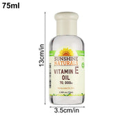 75ml Vitamin E Oil Face Serum Oil Shrink Pores Anti Wrinkle Aging Freckle Anti-wrinkle Lightens Dark Spots Repair Face Skin Care