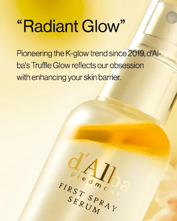 d‘aiba Korean Skincare White Truffle Spray - Hydrating Serum for Dry/Sensitive Skin, Instant Glow, 24H Moisture
