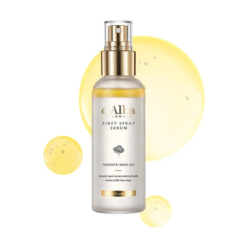 d‘aiba Korean Skincare White Truffle Spray - Hydrating Serum for Dry/Sensitive Skin, Instant Glow, 24H Moisture