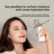 High-Pressure Oxygen Moisturizer, Handheld Spray Device, USB-C Rechargeable Facial Hydration Spray , Portable Skincare Device