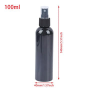 1Pcs Perfume Cosmetic Face Hydration Refillable Spray Bottle 20/30/50/60/100ml Travel Accessories Small Watering Can Black Empty