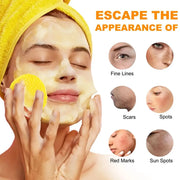 Turmeric Kojic Acid Cleansing Pads Exfoliating Pads Facial Sponges For Cleansing Exfoliating Daily Cleansing Skin Care Tools