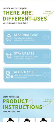 SADOER Exfoliating Aloe Vera Gel Facial Cleanser Deep Cleansing Exfoliant Gentle Tender Face Exfoliation Facial Exfoliator