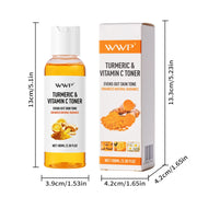 Turmeric Vitamin C Toner-Turmeric Antioxidant Refreshing & Moisturizing,Brightens & Softens Face Care Toner for All Skin Types