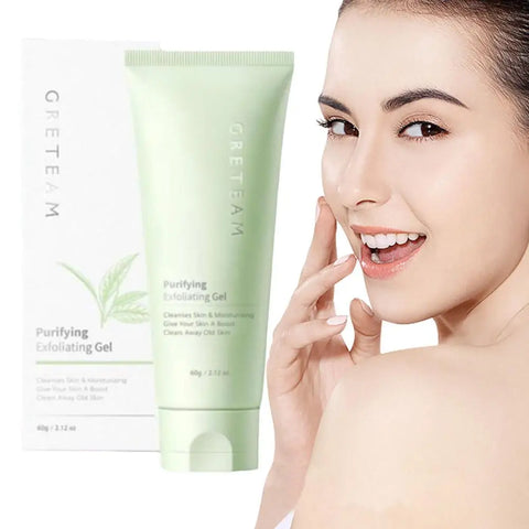 Purifying Exfoliating Gel Gentle Exfoliating Moisturizing Deep Cleaning Scrub Gel Smoothing Nourishing Skin Summer