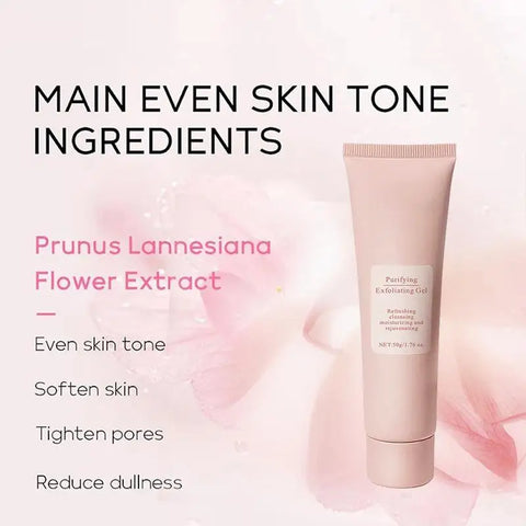 Purifying Exfoliating Gel Gentle Exfoliating Facial Cleanser Facial Scrub For Body Face Moisturizing Nourishing Repair Skincare