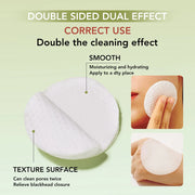 100Pcs Skincare Toner Pads with Centella Asiatica Niacinamide Cleansing Cotton Pads Deep Hydrating Moisturizing Toner Cotton Pad