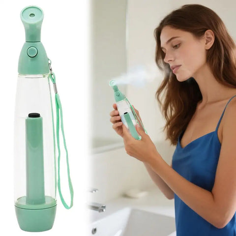 Facial Mister Handheld Hydrating Humidifier Eye Sprayer Manual Steamer Hydrating Skin Care Tools Portable Humidifier for Home