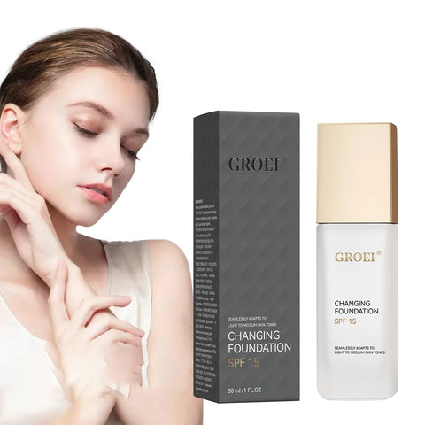 ﻿ Color Changing Foundation  Moisturizer Oil-control Hydrating Color Longwearing Waterproof Travel Coverage make up Base