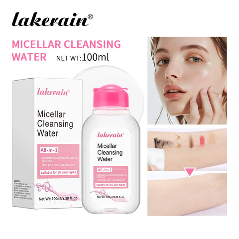 All in One Cleansing Water Deep Makeup Remove Sensitive Soothes Vegetarian Non-stimulating Cleaning Hydrate Cleansing Products