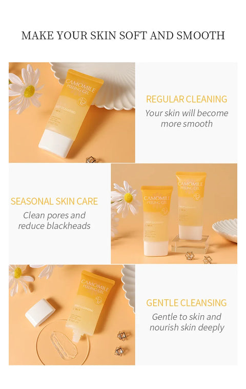 LAIKOU Sakura Moisturizing Facial Cleanser Peeling Gel Deep Cleansing Remove Dead Face Wash Skin Care