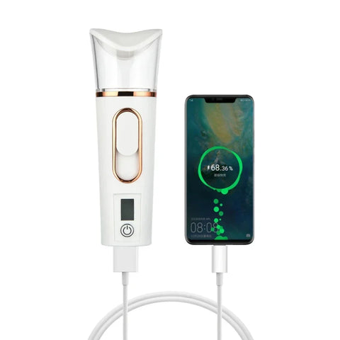 Mist Sprayer Handheld Nano Beauty Instrument Rechargeable Humidifier Nebulizer Portable Hydrating Women Beauty Water Skin Care