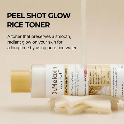 White Rice Toner Deep Moisturizing Soothing the Skin Cleanses Skin Nourishes Hydrates Relieve Dry White Rice Astringent Water