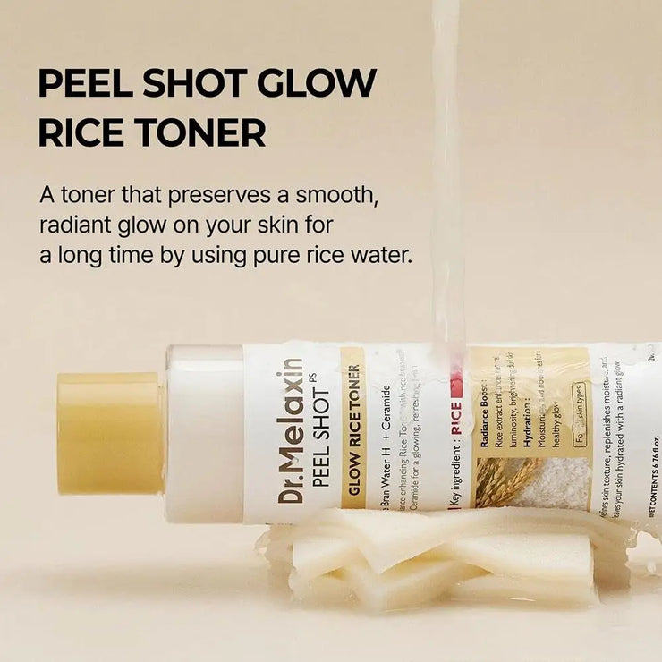 White Rice Toner Deep Moisturizing Soothing the Skin Cleanses Skin Nourishes Hydrates Relieve Dry White Rice Astringent Water