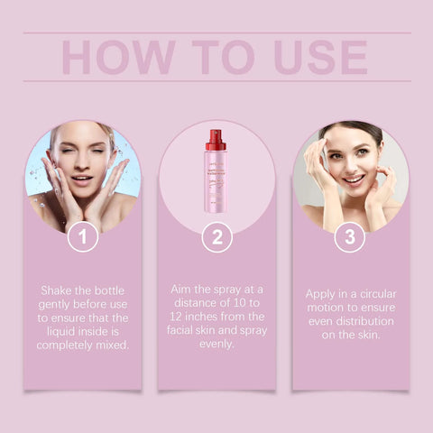 Makeup Setting Spray Waterproof Sweat-Proof Flawless Matte Effect All Day Refreshing Oil Control Non-sticky Makeup Fixing Mist