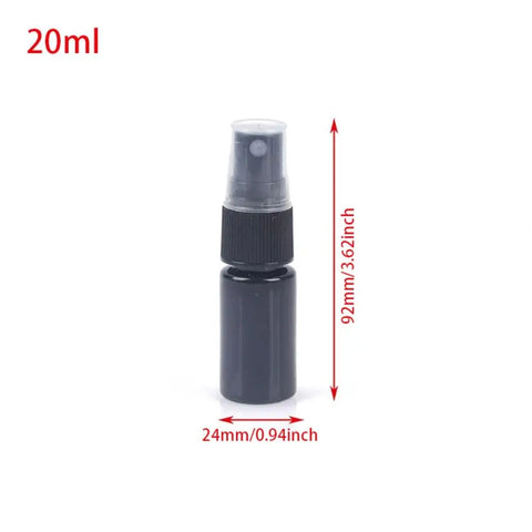 1Pcs Perfume Cosmetic Face Hydration Refillable Spray Bottle 20/30/50/60/100ml Travel Accessories Small Watering Can Black Empty