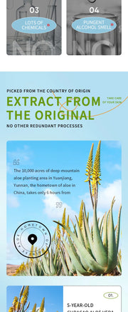 SADOER Exfoliating Aloe Vera Gel Facial Cleanser Deep Cleansing Exfoliant Gentle Tender Face Exfoliation Facial Exfoliator