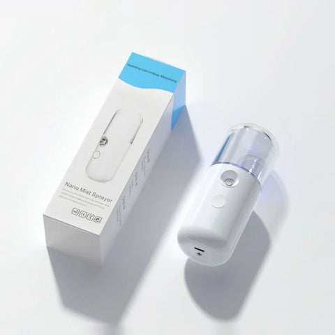 Portable Facial Nano Spray Face Moisturizing Hydrating Cool Spray 30ML Mist Sprayer Facial Mister Steamer for Skin Care, Makeup