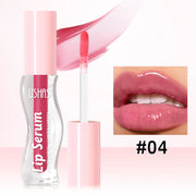 USHAS,Moisturizing lip gloss, hydrating and moisturizing, lip care, increase lip gloss, waterproof and non-stick cup