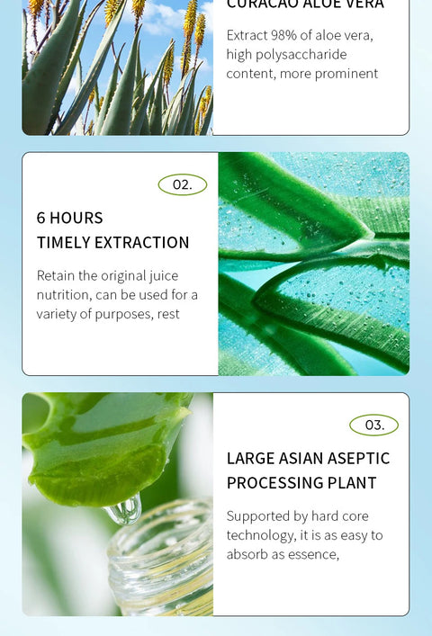 SADOER Exfoliating Aloe Vera Gel Facial Cleanser Deep Cleansing Exfoliant Gentle Tender Face Exfoliation Facial Exfoliator