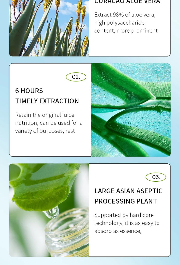 SADOER Exfoliating Aloe Vera Gel Facial Cleanser Deep Cleansing Exfoliant Gentle Tender Face Exfoliation Facial Exfoliator