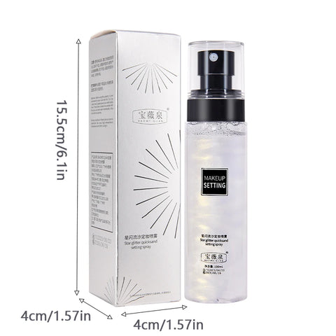 100ml Long-Lasting Makeup Fixing Spray Waterproof Sweatproof Oil-Control Hydrating Setting Mist for Perfect Cosmetics Finish