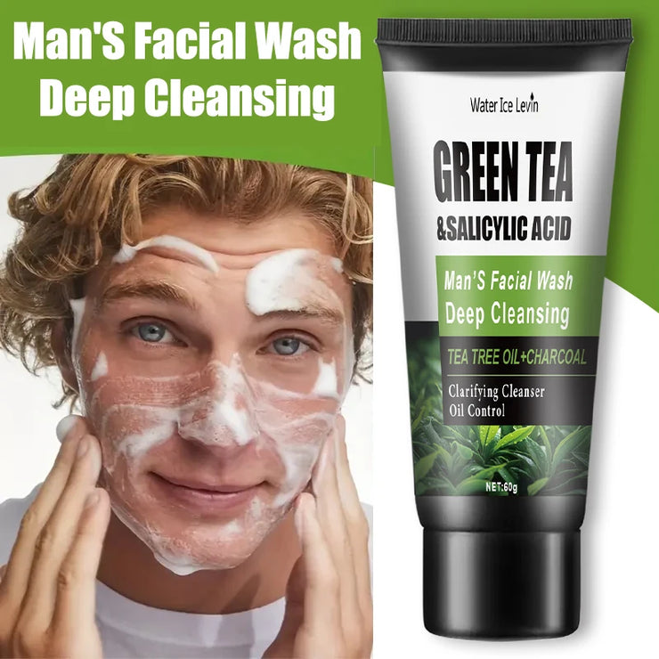 60g Salicylic Acid Cleanser - Contains extracts of Salicylic Acid, Tea Tree and Turmeric, gently moisturizing and cleansing, sui