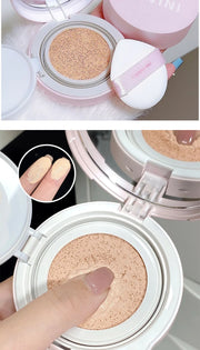 Moisturizing Concealer Air Cushion Natural Makeup Holding Water Resistant Cream Skin Foundation