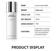 Milk Glow Toner Brightening Skin Powerfully Moisturizes Relieve Dry And Tired Skin Locks In Moisture Beauty Skin Care 100ML