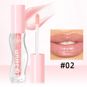 USHAS,Moisturizing lip gloss, hydrating and moisturizing, lip care, increase lip gloss, waterproof and non-stick cup