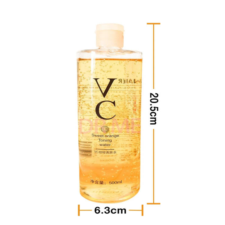 Vitamin C Toner Moisturizing and Refreshing Preventing Dry Skin Changing Hair Glossing Repairing Skin Non irritating 500ml