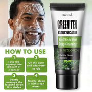 60g Salicylic Acid Cleanser - Contains extracts of Salicylic Acid, Tea Tree and Turmeric, gently moisturizing and cleansing, sui
