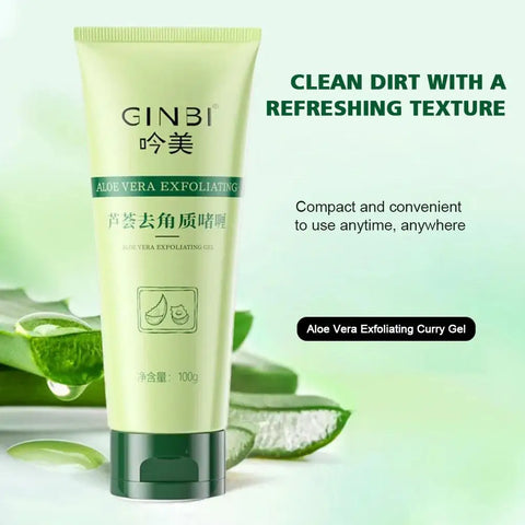 Face Exfoliating Gel Aloe Vera Facial Exfoliating Scrub Cleanses Remove Blackhead Moisturizing Shrink Pores Skin Care 30g-100g