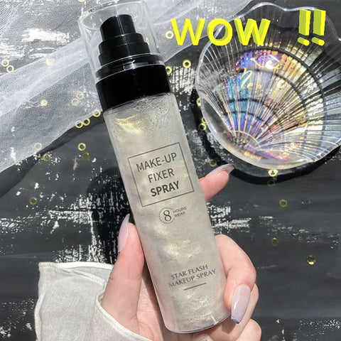 100ml Long-Lasting Makeup Fixing Spray Waterproof Sweatproof Oil-Control Hydrating Setting Mist for Perfect Cosmetics Finish