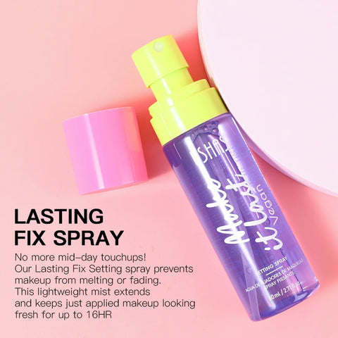 USHAS 80ml Setting Spray Waterproof, Moisturizing Oil-Control & Hydrating  Long-Lasting Makeup Fixer