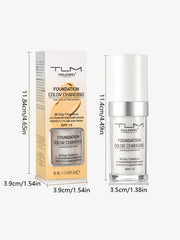 Moisturizing liquid foundation is light, thin, breathable, durable, waterproof, moisturizing, and delicate makeup