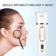 Mist Sprayer Handheld Nano Beauty Instrument Rechargeable Humidifier Nebulizer Portable Hydrating Women Beauty Water Skin Care