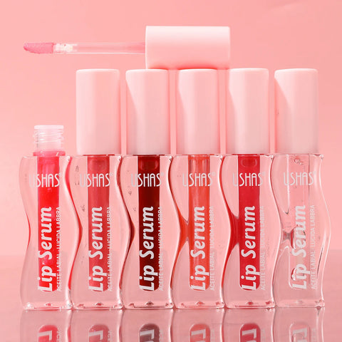 USHAS,Moisturizing lip gloss, hydrating and moisturizing, lip care, increase lip gloss, waterproof and non-stick cup