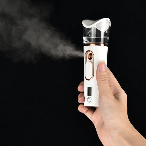 Nano Facial Sprayer Mini Humidifier Portable Wireless Cool Mist Maker Fogger Hydration Humidifier Skin Care UsB Rechargeable Spa