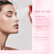 Mattifying Setting Spray Waterproof Makeup Long Lasting Oil Control Moisturizing Non-Sticky Spray Fixer Spray For All Skinprimer