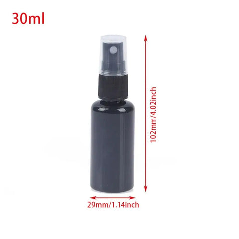 1Pcs Perfume Cosmetic Face Hydration Refillable Spray Bottle 20/30/50/60/100ml Travel Accessories Small Watering Can Black Empty