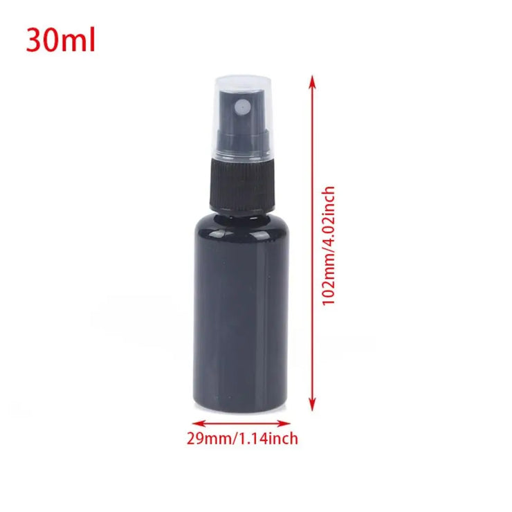 1Pcs Perfume Cosmetic Face Hydration Refillable Spray Bottle 20/30/50/60/100ml Travel Accessories Small Watering Can Black Empty